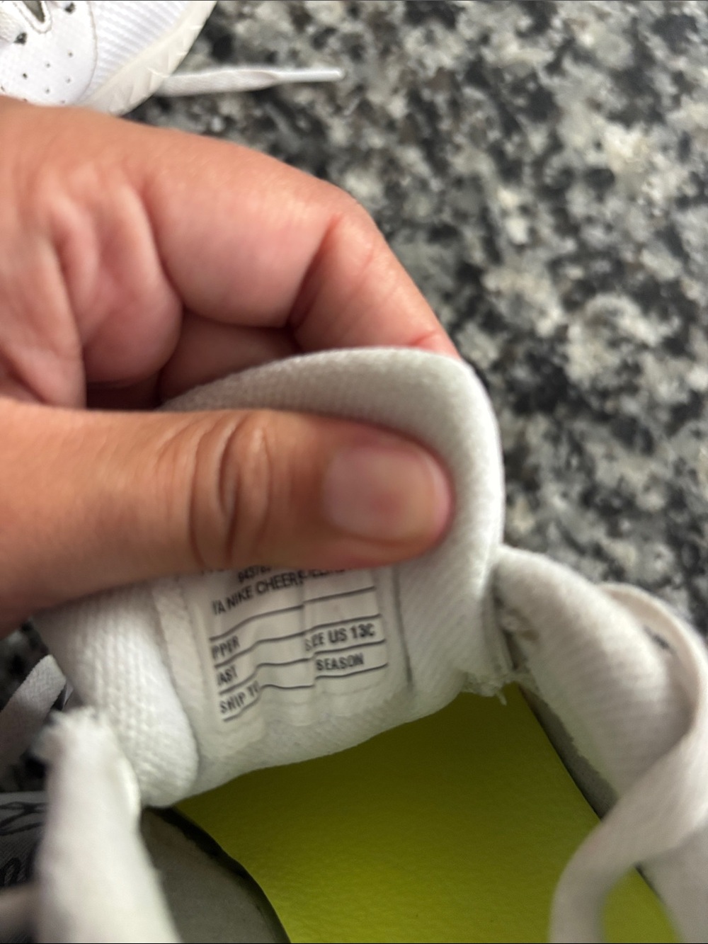 Nike White Girls Cheer Shoes Training Sneakers - Picture 4 of 5